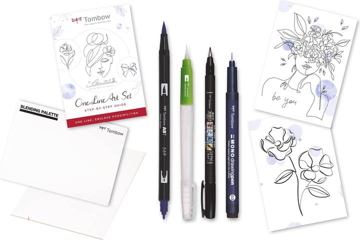 Actual product image Tombow OneLineArt Set, 9 pieces