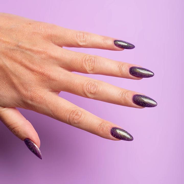 Actual product image Semilac UV Nail Polish 825 Cyber Violet 7ml (825 Cyber Violet, UV gel varnish)