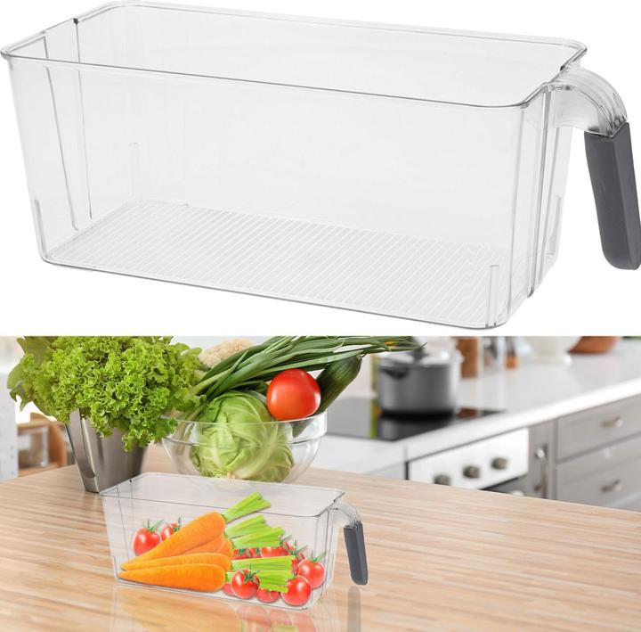 Actual product image Storage Solutions Fridge storage box with handle. 30 x 13 x 11 cm
