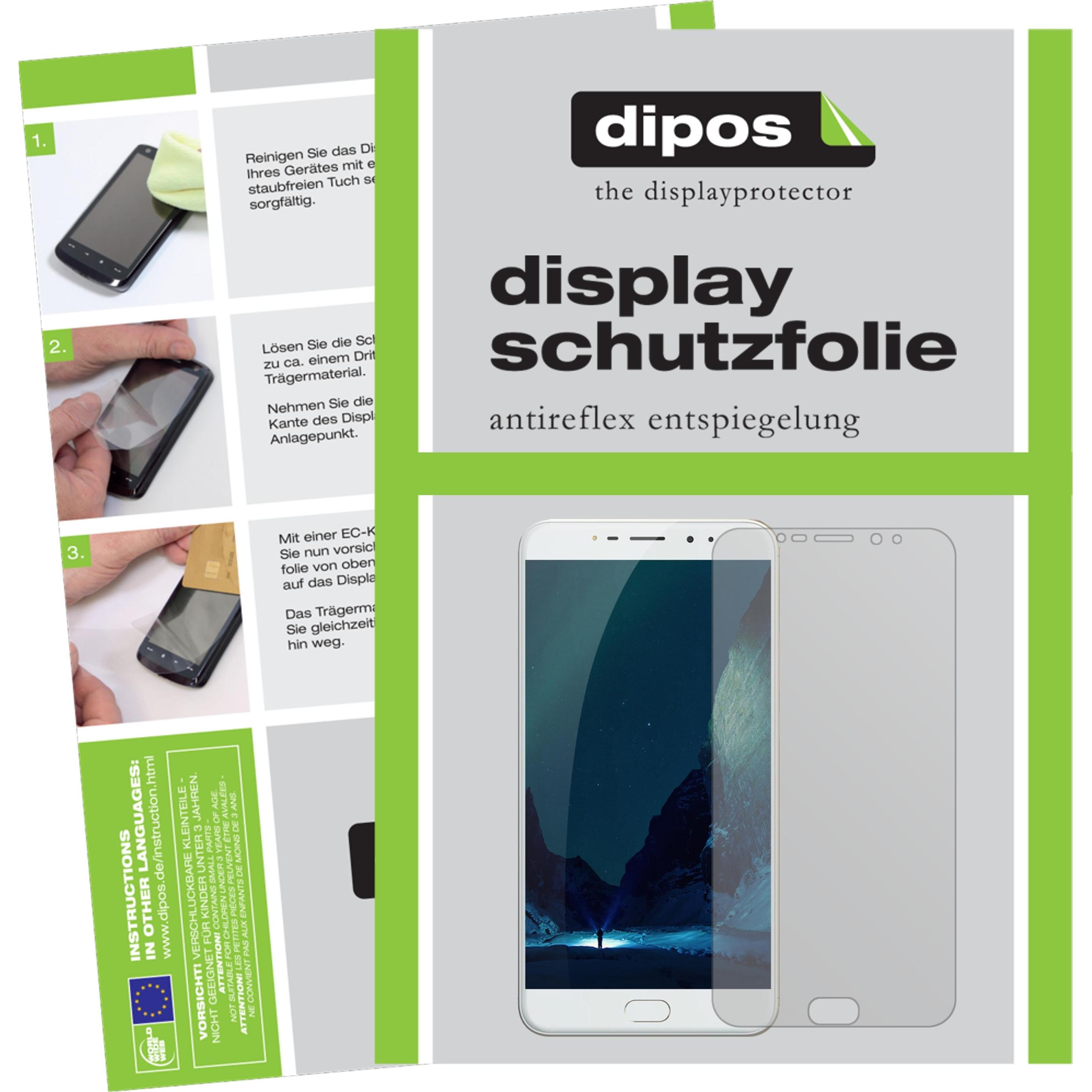 Dipos Displayschutzfolie Antireflex (1 Stück, Xiaomi Mi Max 2), Smartphone Schutzfolie, Transparent