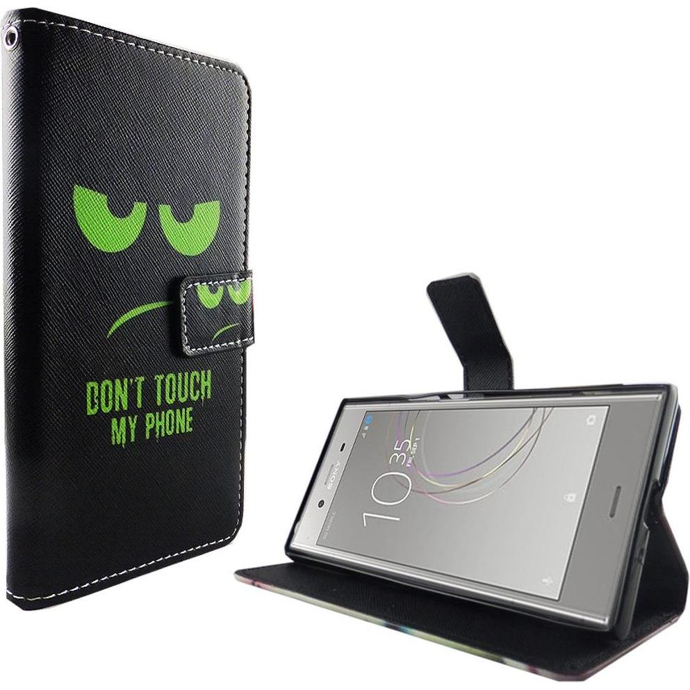 König Design Hülle Handy Schutz für Sony Xperia XZ1 Case Cover Tasche Wallet Etui Handyhülle (Sony Xperia XZ1), Smartpho...