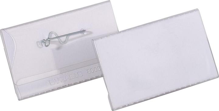 Image du produit Durable Badges nominatifs en feuille dure avec épingle