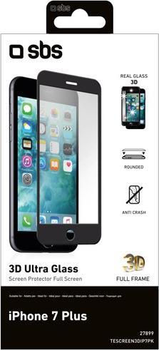 Image du produit SBS Protection d'écran en verre 3D pour iPhone 8 Plus / 7 Plus / 6s Plus / 6 Plus (1 pcs, Apple iPhone 7 Plus, Apple iPhone 8 Plus)