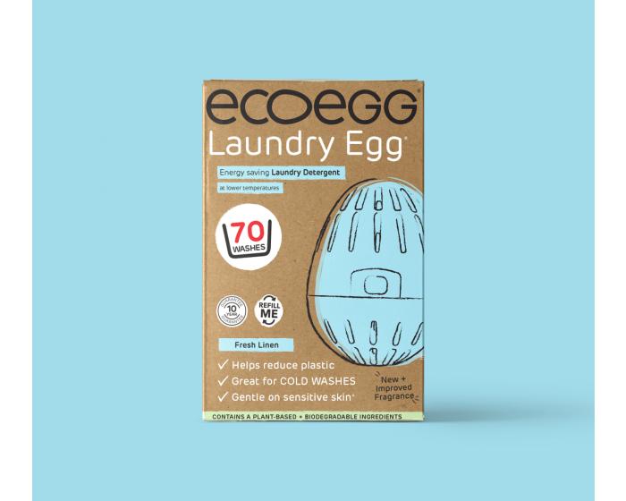 Actual product image Ecoegg Waschei Fresh Linen (70 Washing cycles, Laundry beads)