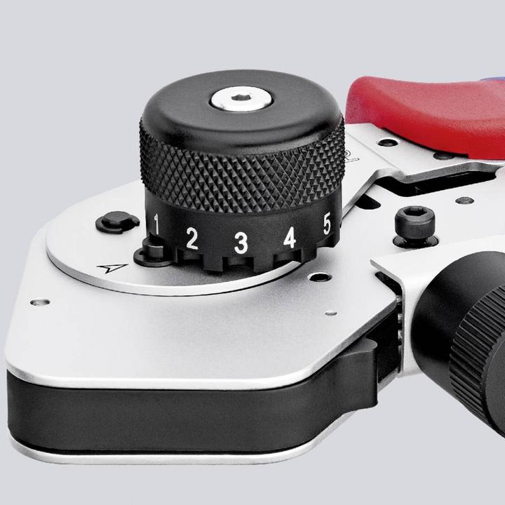 Produktbild Knipex Vierdornpresszange für gedrehte Kontakte (180 mm)