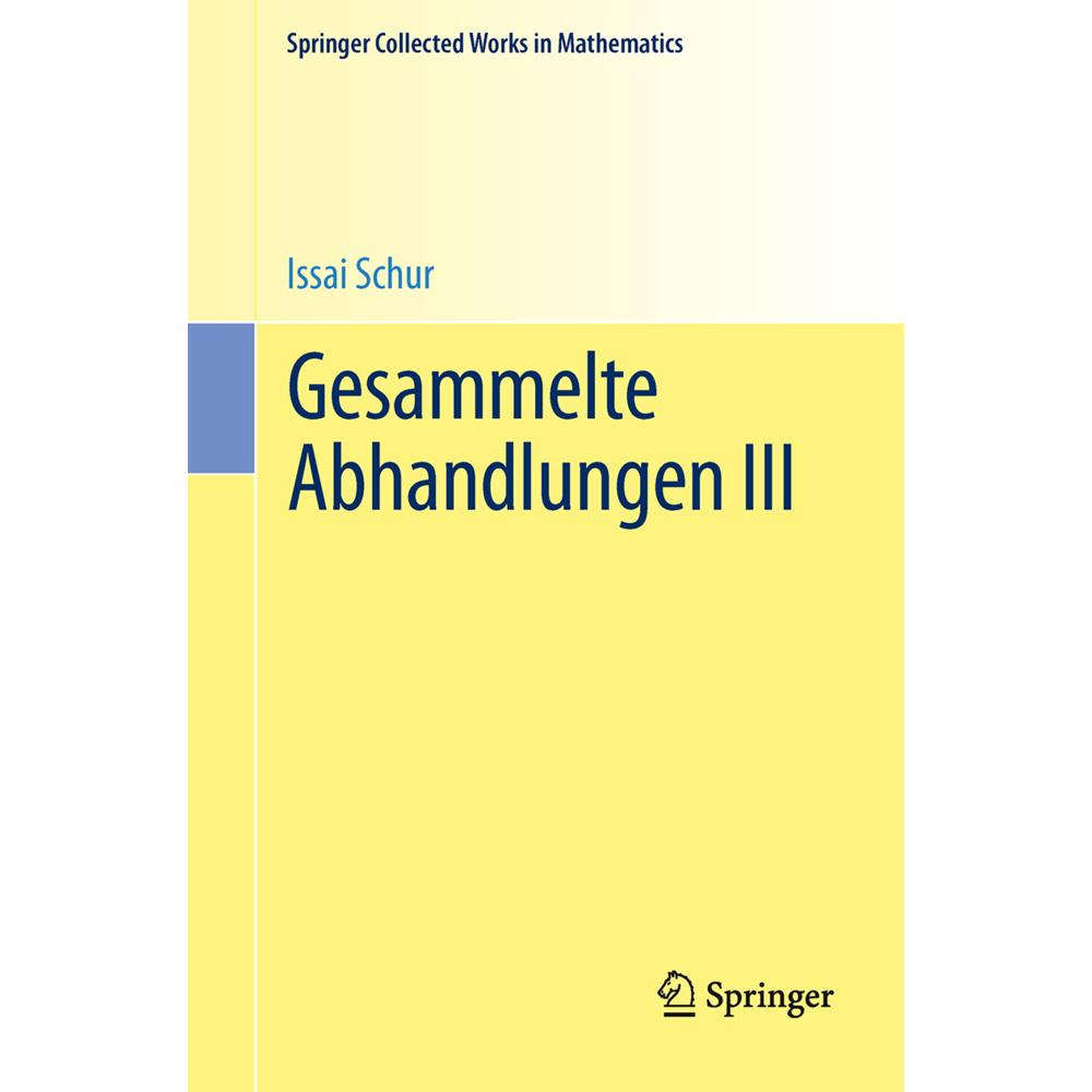 Thumbnail - Gesammelte Abhandlungen III, Fachbücher