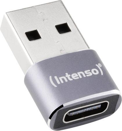 Image du produit Intenso 3-pack USB Adapter USB-C -> USB-A C480A Aluminium (USB 2.0)