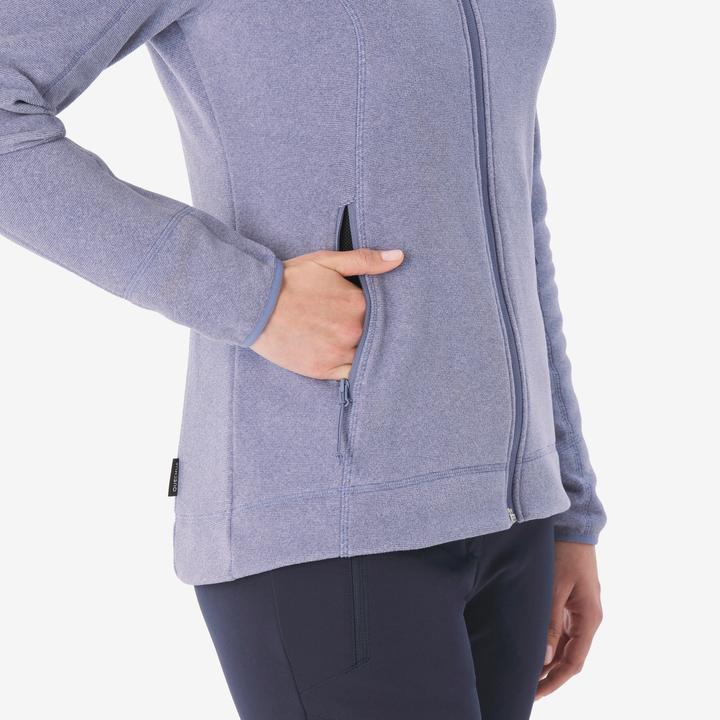 Produktbild Quechua Fleece Damen Wanderjacke mit durchgehendem Reissverschluss (M)