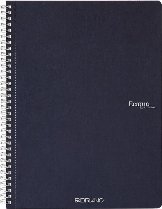 Image du produit Fabriano Heft EcoQua spiralgebunden liniert Dark (A4, À rayures, Couverture souple)