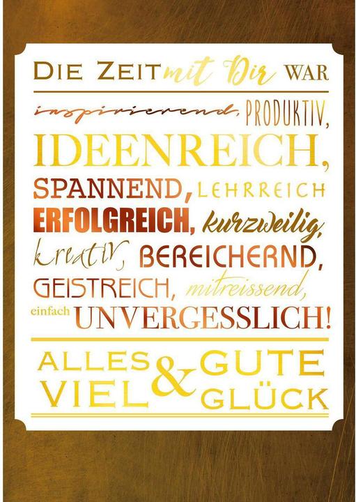 ABC Carte Giganto Farewell (1 pcs)