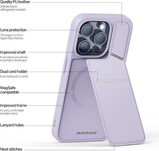 Produktbild Dux Ducis Rafi II Mag Series PC und TPU hardcase Hülle (Apple iPhone 15 Pro)