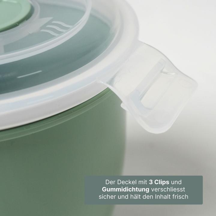 Actual product image Hobby Mikrowellen-Tasse mit Henkel Mikrowellen-Becher Lunchbecher Suppen-Mug (620 ml, 1 x)
