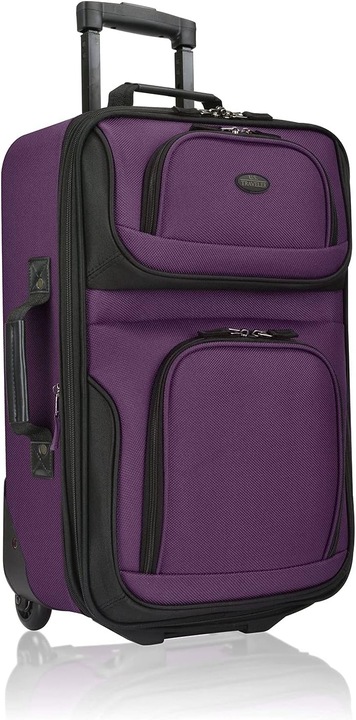 Produktbild U.S. Traveler Carry-on Luggage Set Violett, 2 Wheel (Handgepäck (bis 50l))