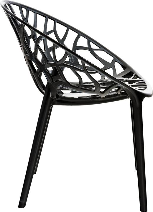 Actual product image CLP Stacking chair CRYSTAL, black