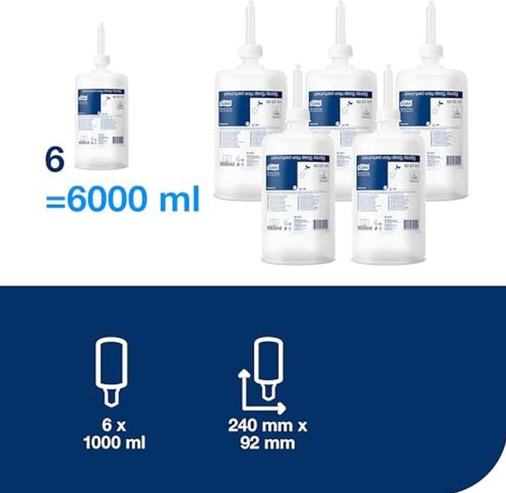 Productafbeelding Tork 620701 Spuitzeep 1l 6st. (Vloeibare zeep, 1000 ml)