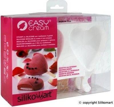 Produktbild Silikomart Set Gel03 Heart-Ic Set 2 Easy Cream