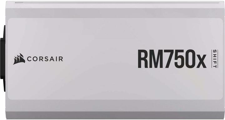 Image du produit Corsair Série RMx Shift White, RM750x Shift White, 750 Watt, 80 PLUS GOLD Certified, Fully Modular Power (750 W)