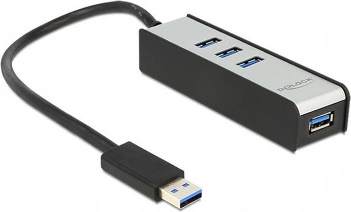 Productafbeelding Delock USB 3.0 Hub (USB-A, 4 Havens)