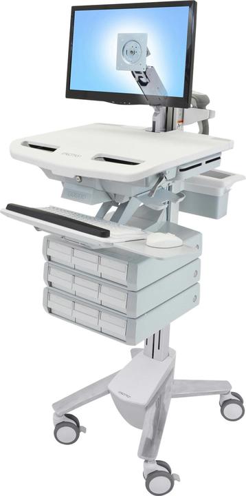 Ergotron Trolley voor LCD-scherm / toetsenbord / muis / CPU / notebook / scanner (open archi