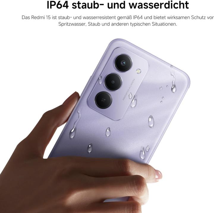 Image du produit Xiaomi Redmi 15 (128 Go, Midnight Black, 6.90", 4G)