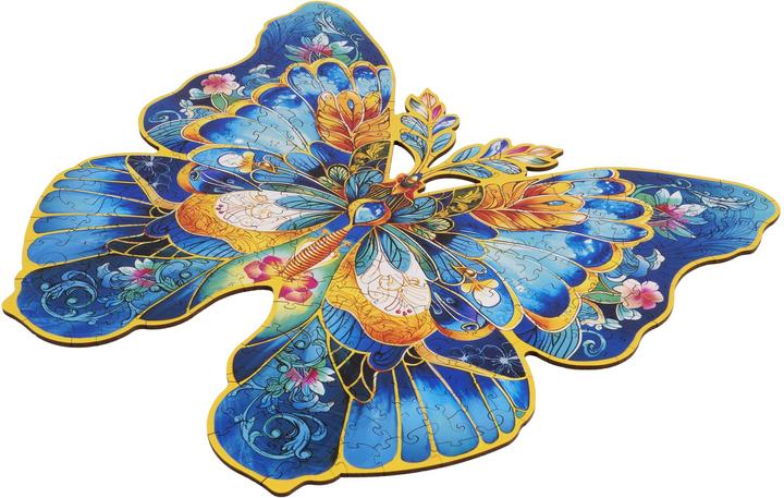 Actual product image Robotime Holzpuzzle 'MORPHO HELENA' (200 pieces)