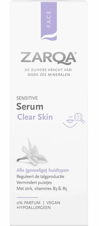 Actual product image Zarqa Face Sensitive Serum Clear Skin (30 ml)