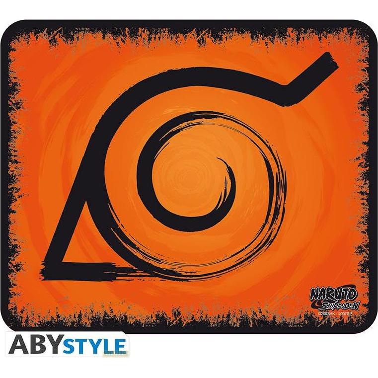 Abystyle Multicolore/Arancia Tappetino Mouse Naruto Shippuden : Konoha (Ax2), Tappetino Mouse,