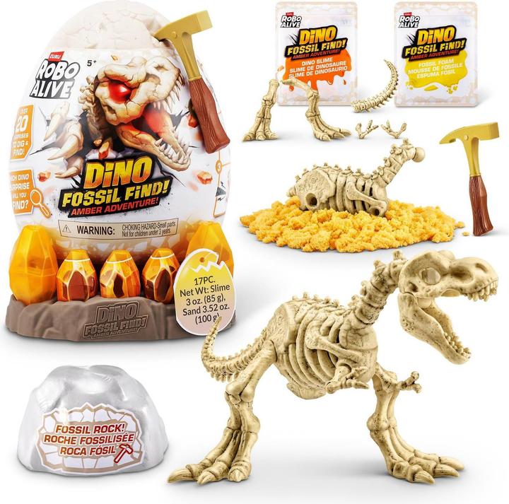 Zuru Robo Alive - Fossil Find Amber Adventure