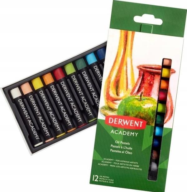 Immagine prodotto Derwent Pastelli ad olio multicolore, 12 pezzi (1 x)
