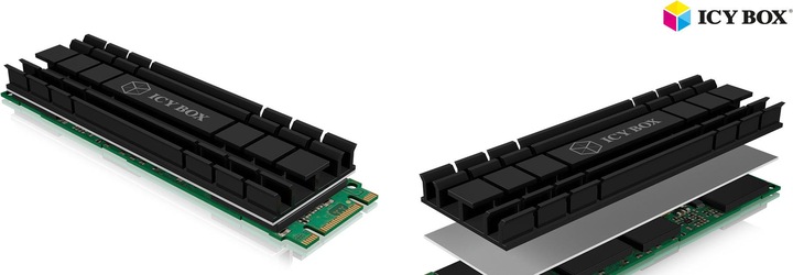 Produktbild Icy Box IB-M2HS-701 Kühlkörper für M.2 2280 SSD