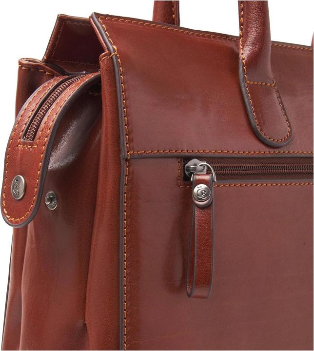 Actual product image Castelijn & Beerens & Beerens - Gaucho Ellen Schoudertas 15,6 RFID | cognac -