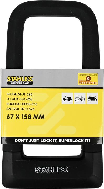 Image du produit Stahlex Antivol en U 626 67 x 158 mm