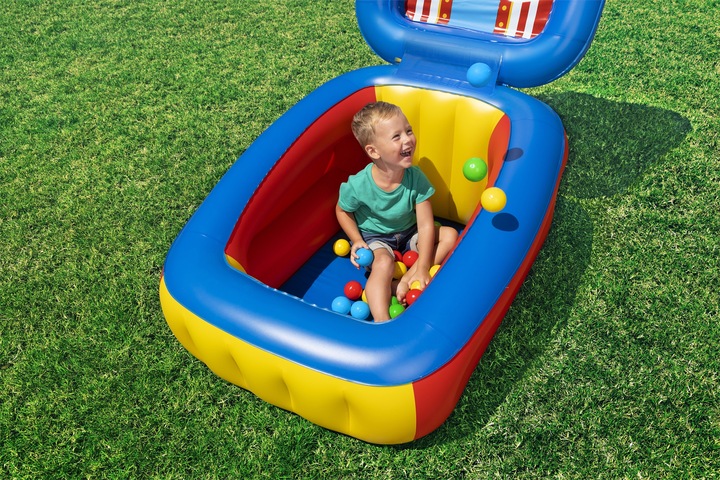 Actual product image Bolz Flip 'n Toss Multi-Use Ball Pit with 25 Play Balls