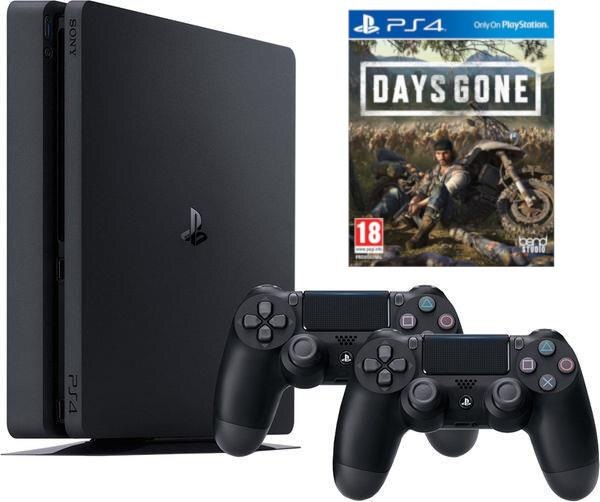 Produktbild Sony PS4 Slim 1TB + 2x Controller + Days Gone