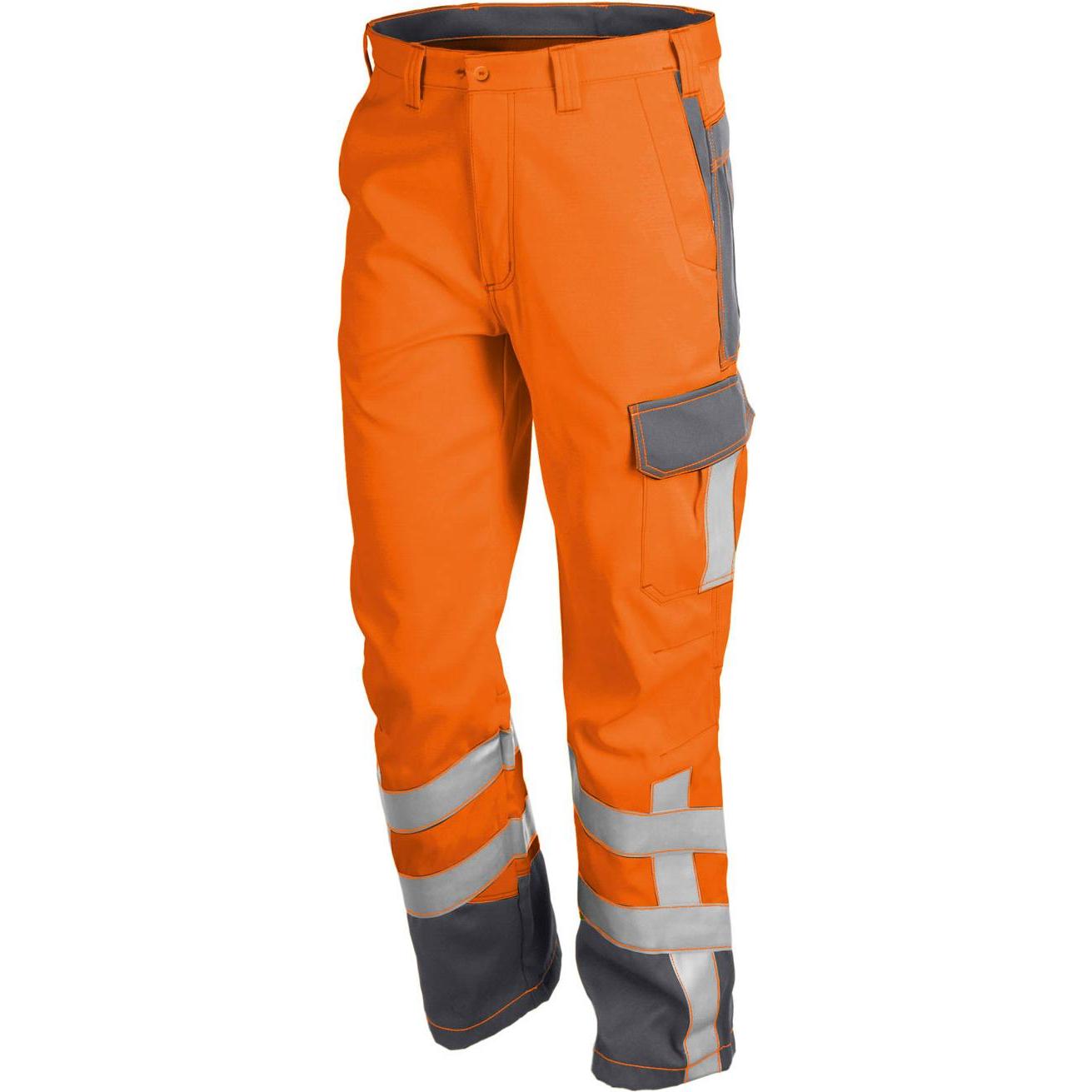 Thumbnail - Kübler, Sicherheitskennzeichnung, unisex Warnschutzhose PSA SAFETY X7 warnorange, anthrazit Grösse 29