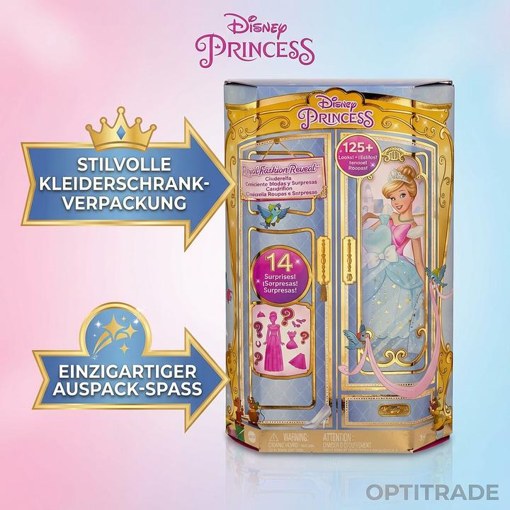 Actual product image Hasbro ROYAL FASHION REVEAL™ Cinderella Doll