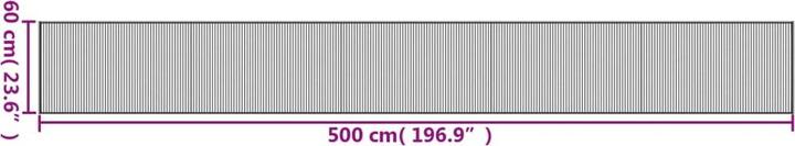 Produktbild vidaXL Teppich (60 x 1000 cm)