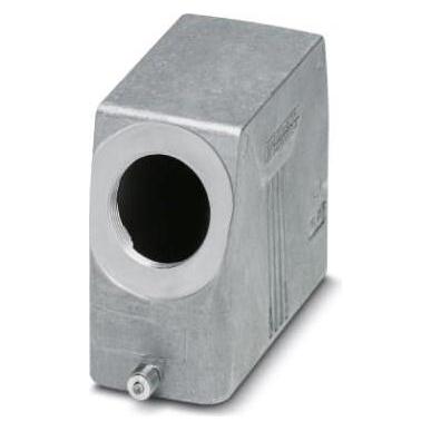 Phoenix Contact Tüllengehäuse HC-STA-B16-HHFS-1STP29-EL-AL 1412684 1 St., Elektronikkabel + Stecker, Grau