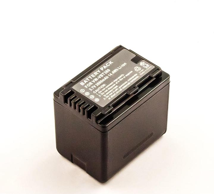Actual product image AGI Battery compatible with Panasonic VW-VBT380 - Battery - 3,000 mAh (Rechargeable battery)
