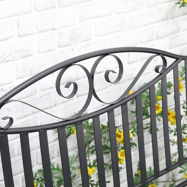 Produktbild Outsunny Gartenbank mit Stapelbarfunktion