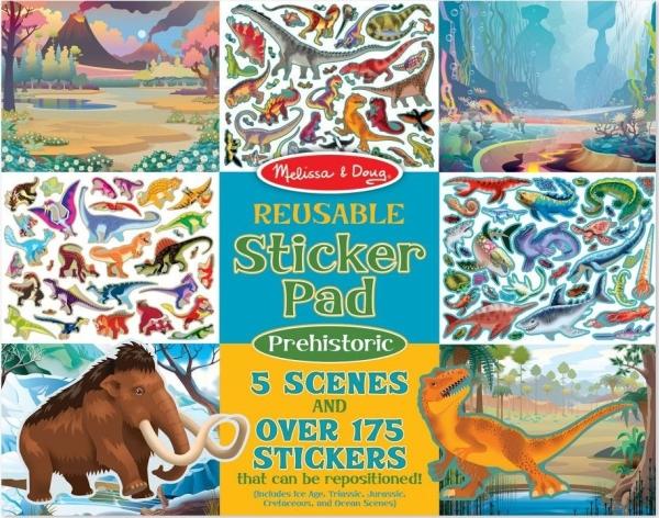 Produktbild Melissa & Doug Wiederverwendbares Stickerbuch - Urwelt