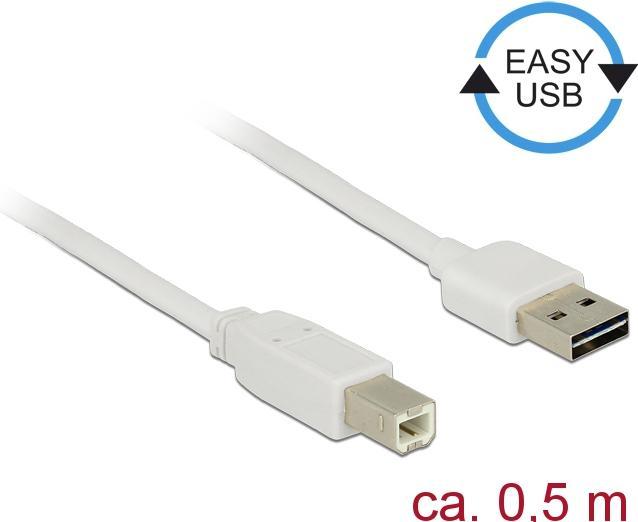 Produktbild Delock Easy USB A – B (0.50 m, USB 2.0)