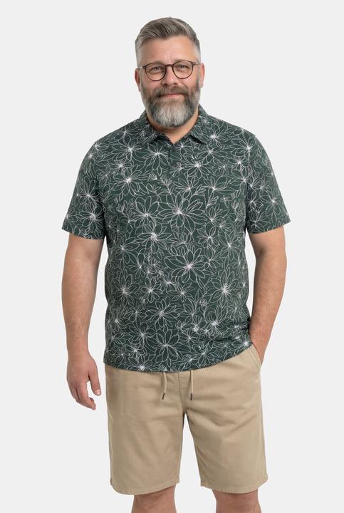 Produktbild Men+ Poloshirt, Alloverprint, Halbarm (L)