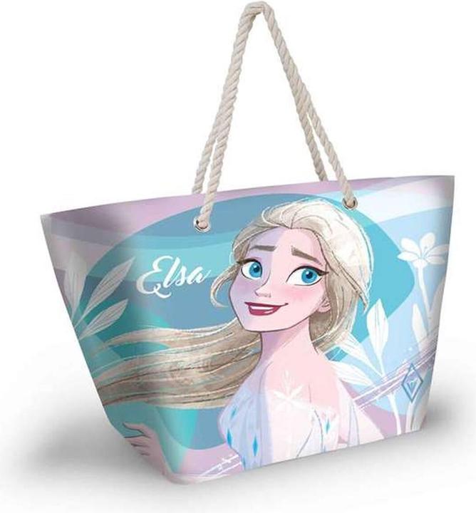 Immagine prodotto Karactermania Borsa da spiaggia Summer Soleil La Regina dei Ghiacci 2 (Frozen 2), blu, 52 x 37 cm
