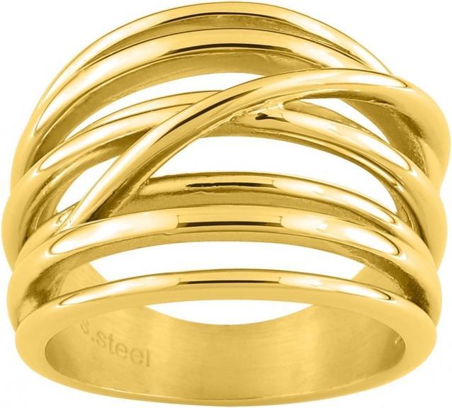 Emilia Ring - Vergoldeter Stahl (56, Stahl)