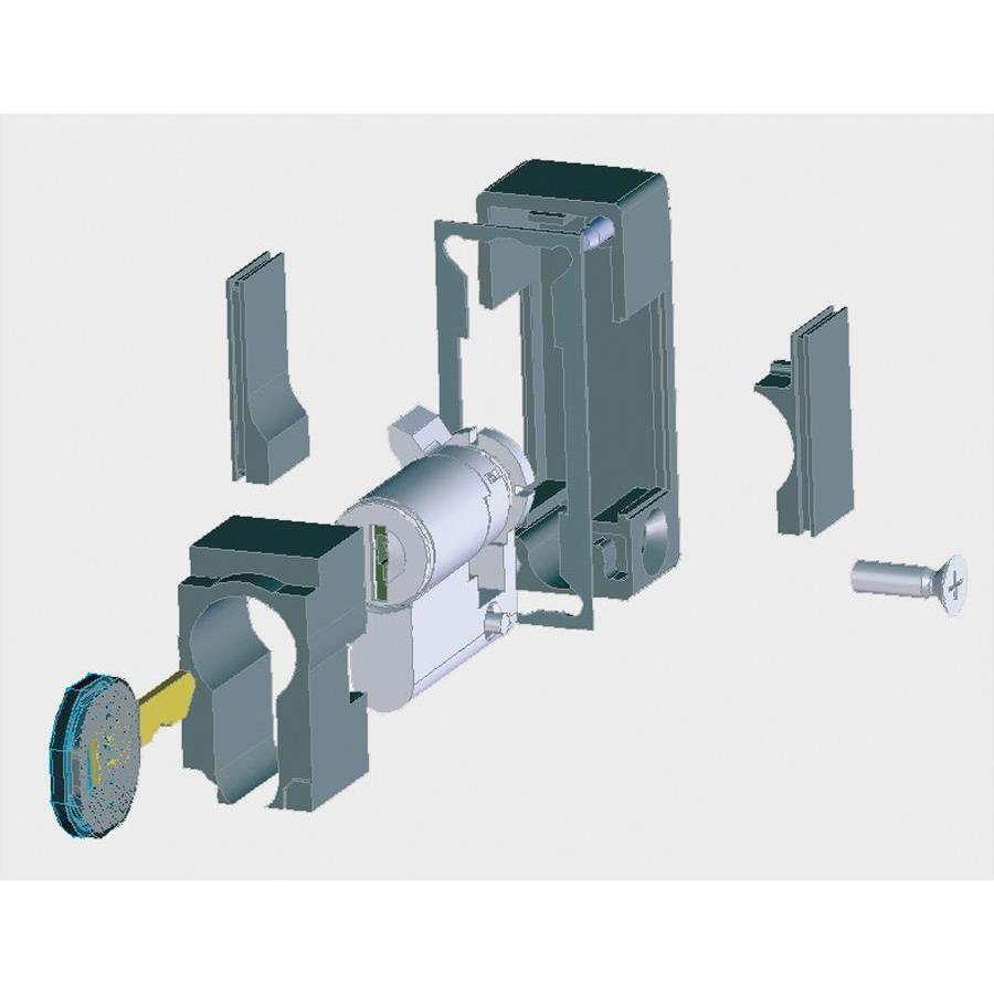 Thumbnail - Apra apraNET Profile Half Cylinder - Profil Halbzylinder, Serverschrank Zubehör