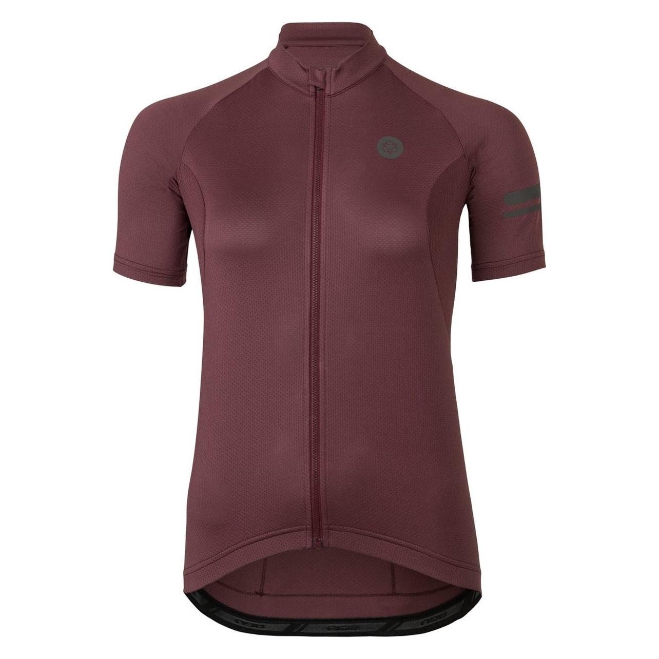 Agu, Vrouwen, Wielertruien, Core Fietsshirt Essential Dames - Modica Brown - M (M), Bruin, M