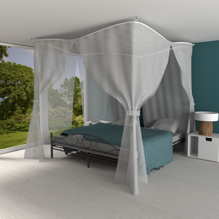 Image du produit tectake Moustiquaire pour Lit (200 x 210 cm)