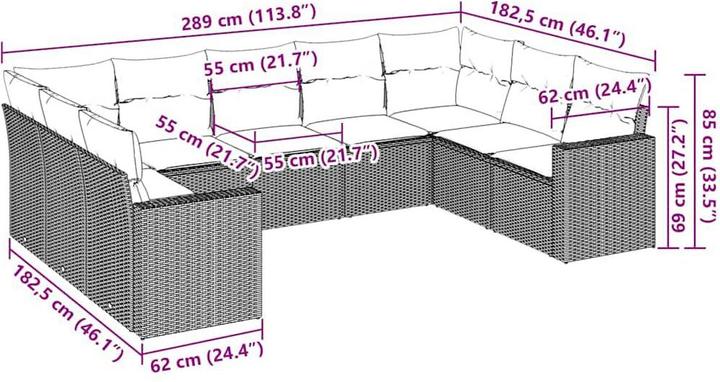 Produktbild vidaXL Jedidiah