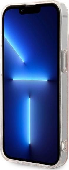 Actual product image Guess Zestaw GUBPP14SH4EACSP Case+ Charger iPhone 14 6.1" różowy/pink hard case 4G Print MagSafe (Apple iPhone 14, Apple iPhone 13, Apple iPhone 14 Pro Max)